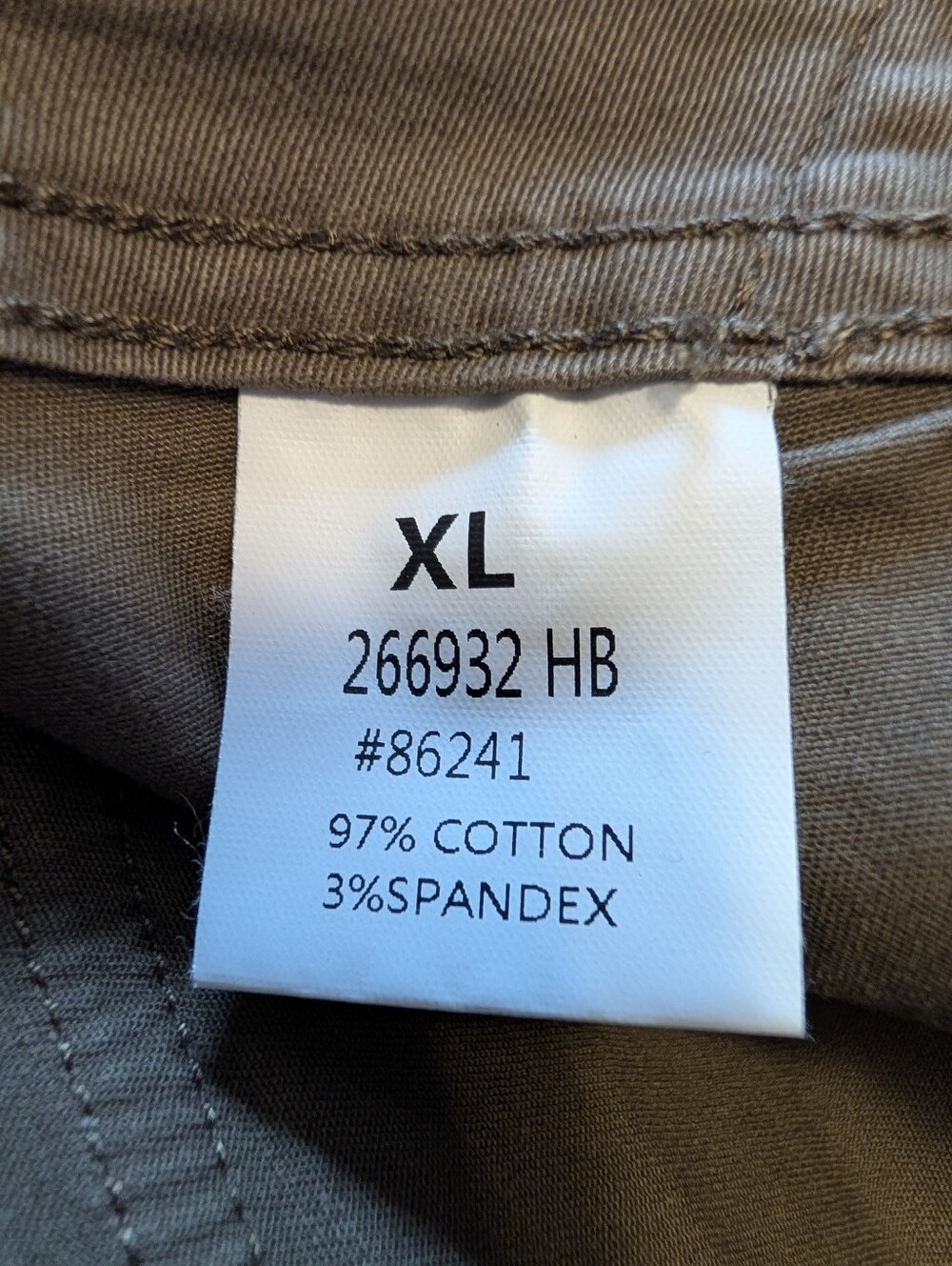 Flamingals Straight Leg Mid Rise Solid Seam Front Pants NWT Women's XL - Picture 5 of 5
